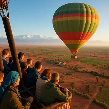 ruta desde marrakech paseo en globo