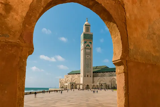ruta tour excusion en marrakech a casablanca en Marruecos